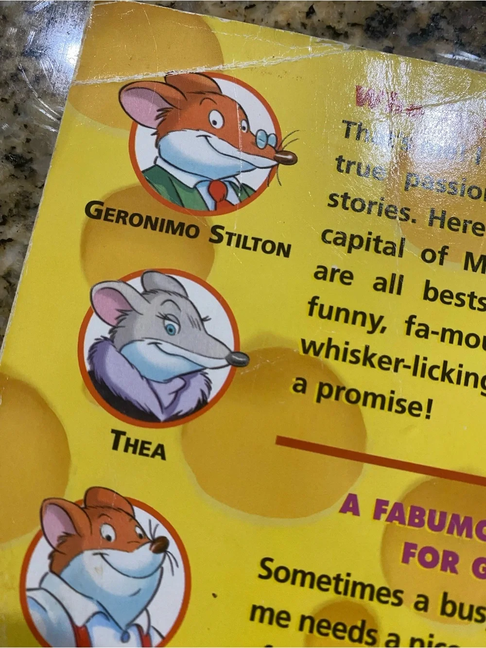 3 Geronimo Stilton Children’s Series Scholastic Elisabetta Dami Books 9,10 & 33